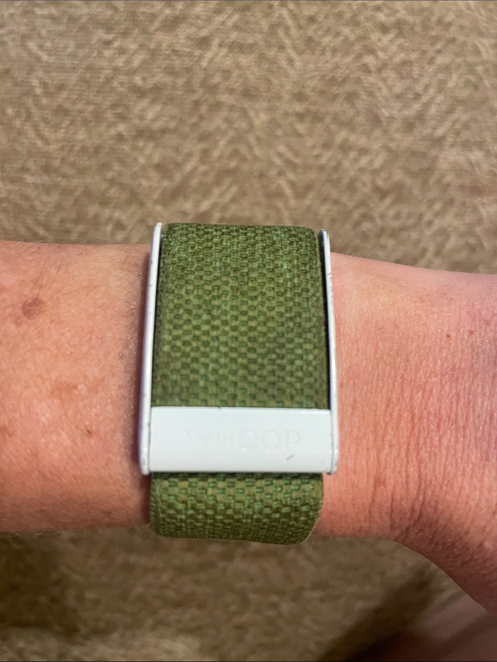 WHOOP 4.0 Proknit band with clasp in Green